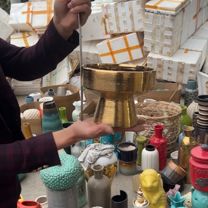 瓶高度15厘米口径17厘米微瑕捡漏