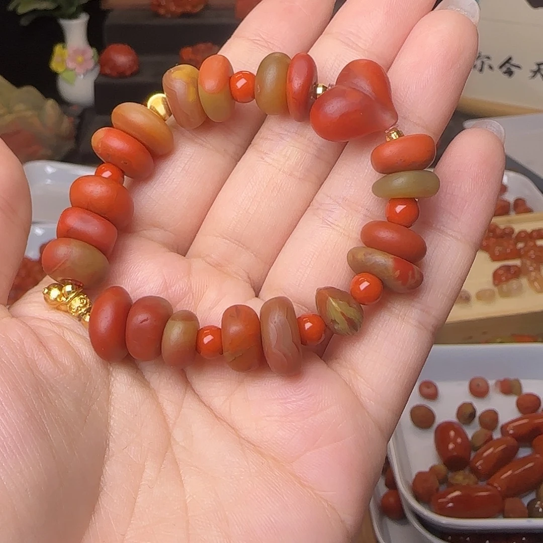 南红玛瑙未镶嵌吊坠(不含链)