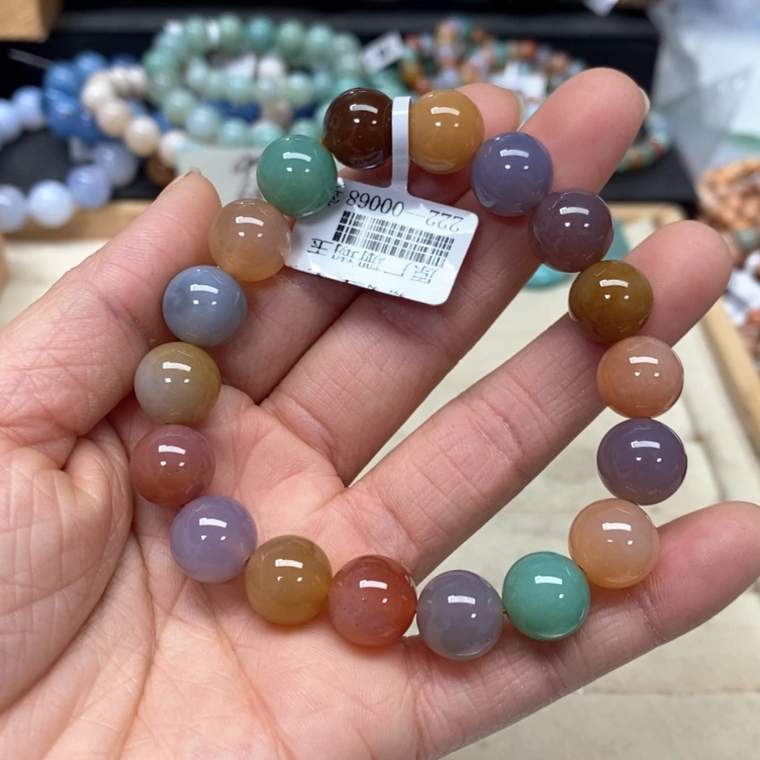 硅化珊瑚（珊瑚玉）手链未镶嵌香*222