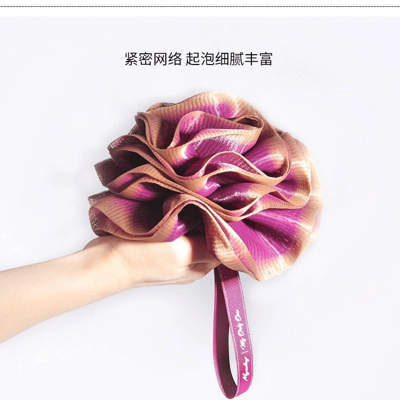 特大玫瑰花沐浴球浴花球搓澡球大号浴花高档不散洗澡球可爱柔软泡