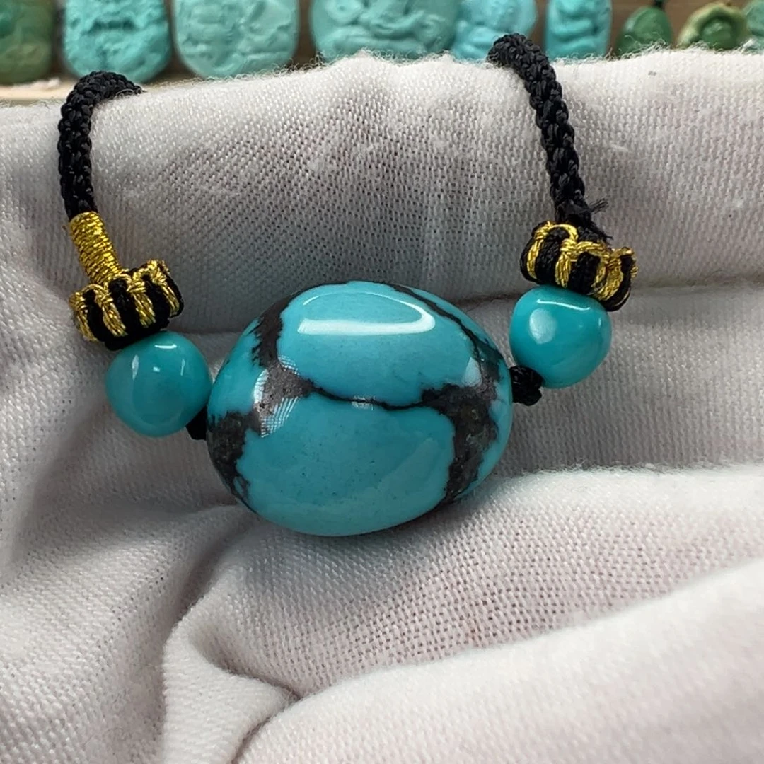未镶嵌绿松石随形18.1mm
