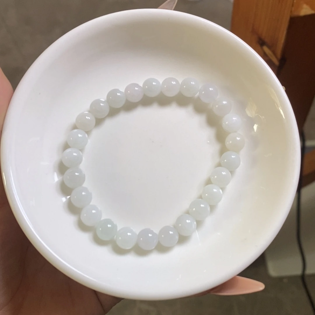 翡翠未镶嵌手链白月光卡7