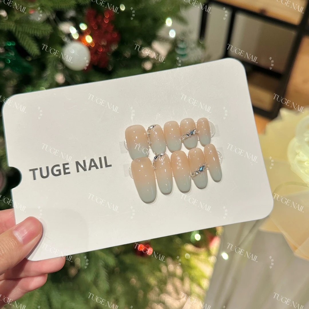 TugeNail“鸢尾” 建构美甲 断码孤品不补 短椭圆中椭圆 现货 TGLI