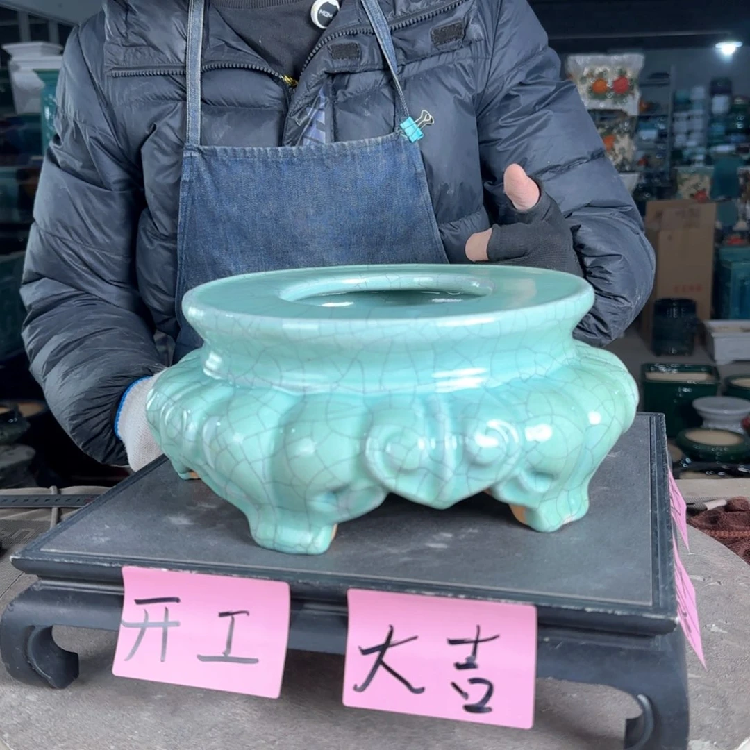一风堂石湾花盆。微瑕
