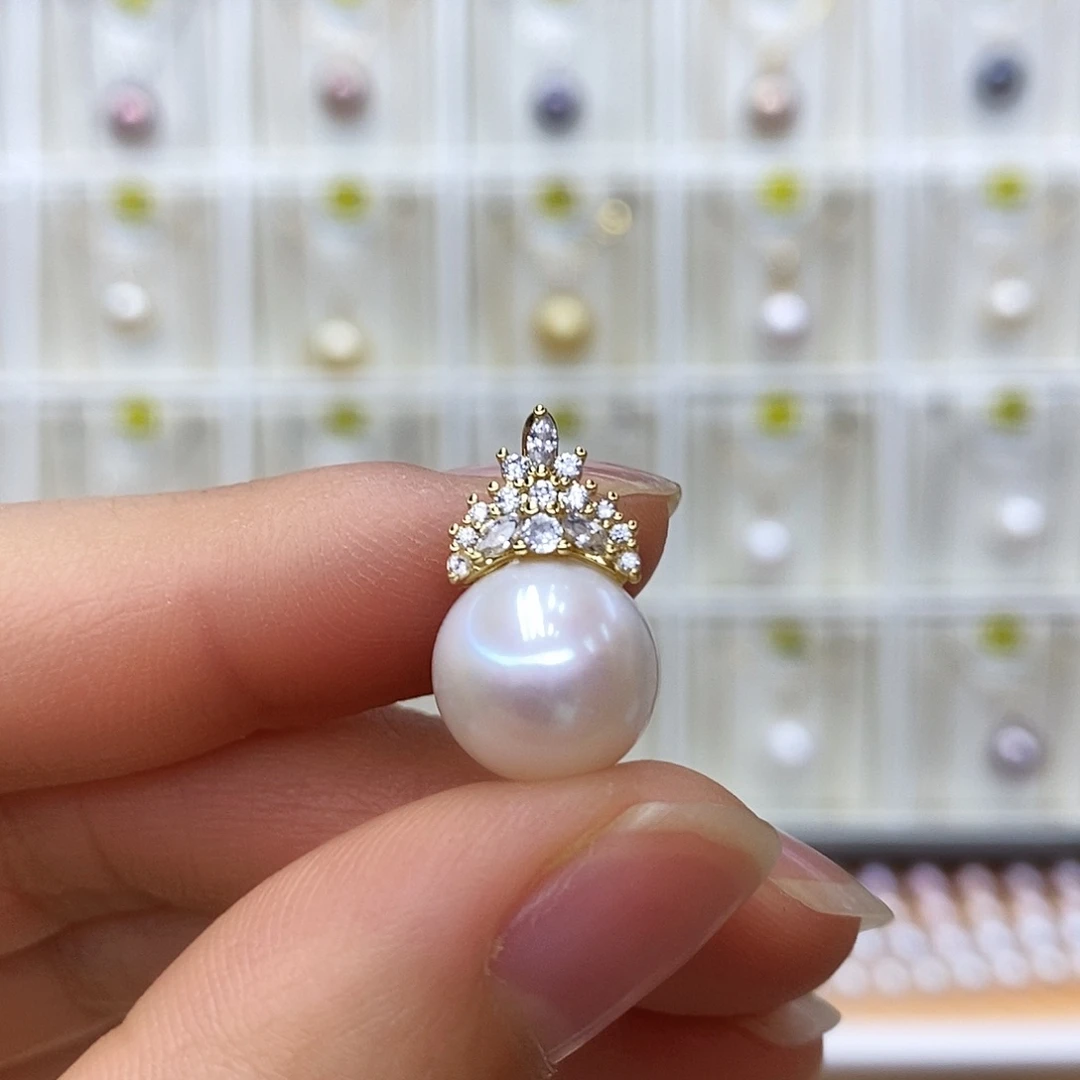 淡水珍珠未镶嵌吊坠(赠链)