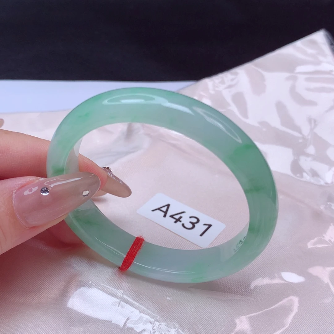 未镶嵌手镯翡翠方*手镯52贵妃