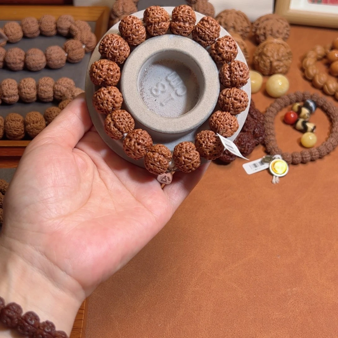 金刚菩提手串17梁打底高油高密大金刚菩提手串