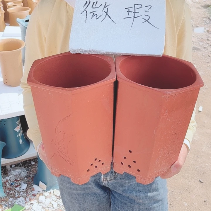 宜兴紫砂精品花盆