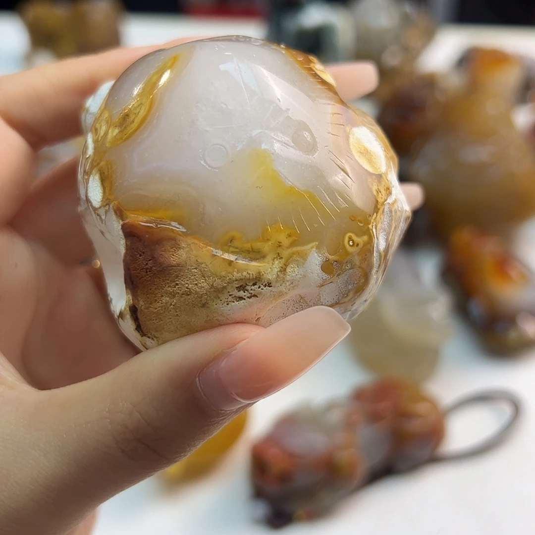 玛瑙/玉髓合金颈饰