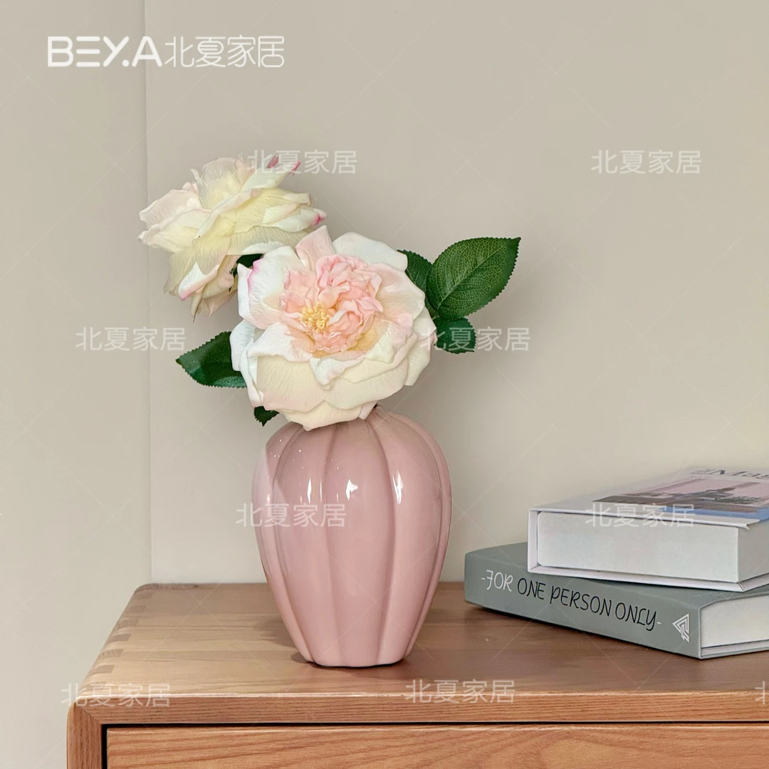 手感保湿奥斯汀玫瑰仿真花假花摆设客厅电视柜摆件送礼假花仿真花
