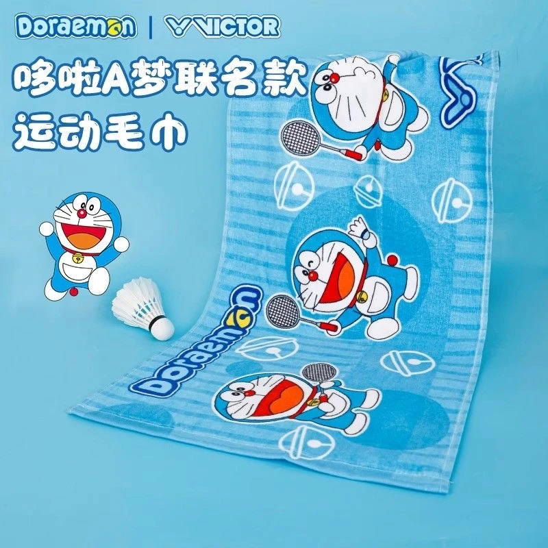 VICTOR/威克多胜利运动毛巾哆啦A梦联名款运动毛巾运动帽TW511DRM