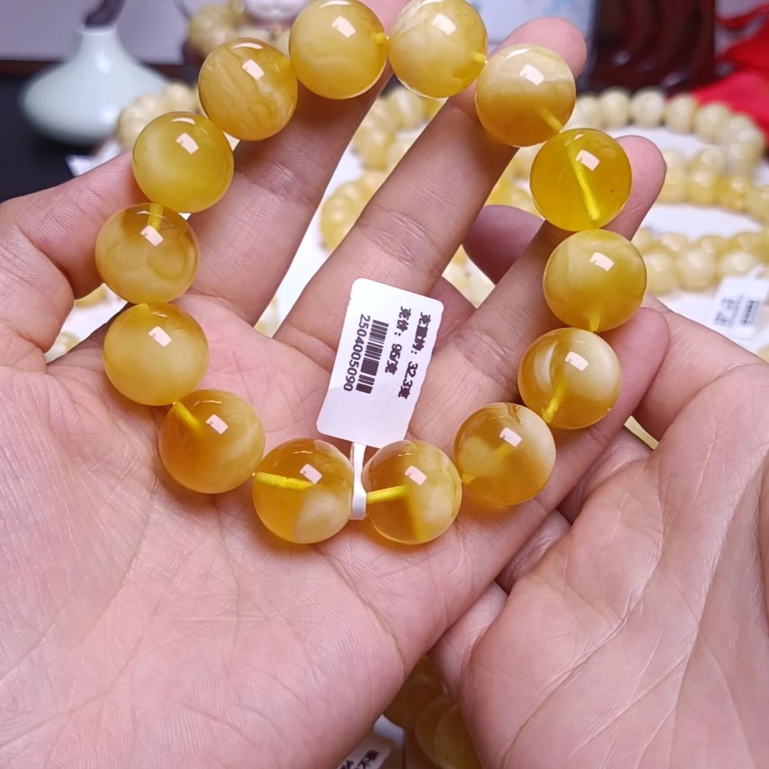 【闪购商品】未镶嵌蜜蜡手串16+圆珠手串