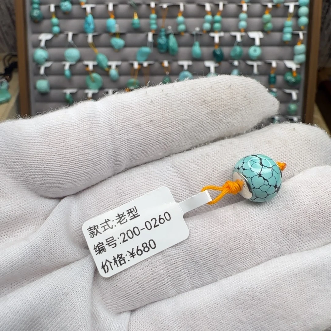 绿松石银S925镶嵌珠宝奇石