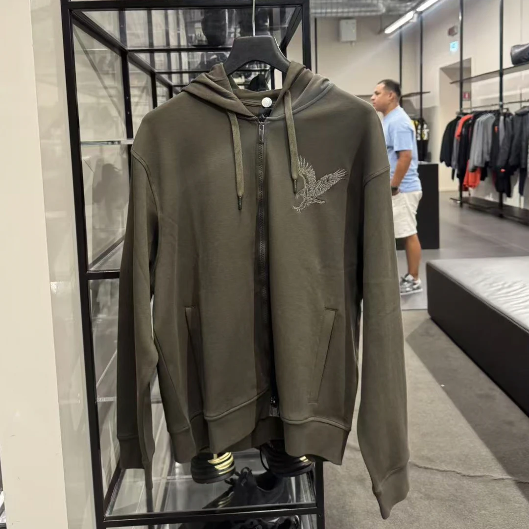 未使用 GIORGIO ARMANI/阿玛尼 AX 老鹰休闲刺绣卫衣 不退换