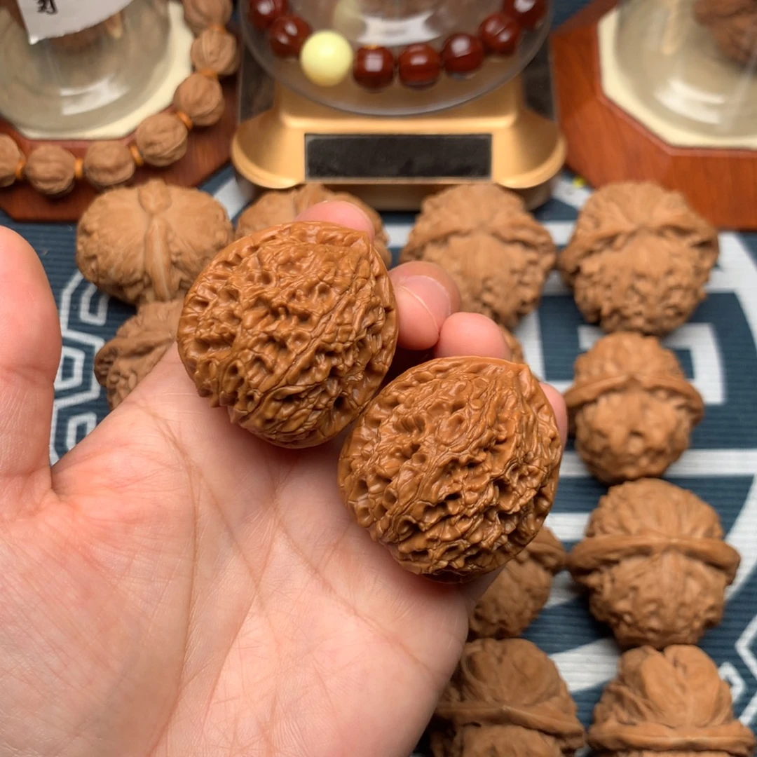 把件文玩核桃水龙纹35（修）