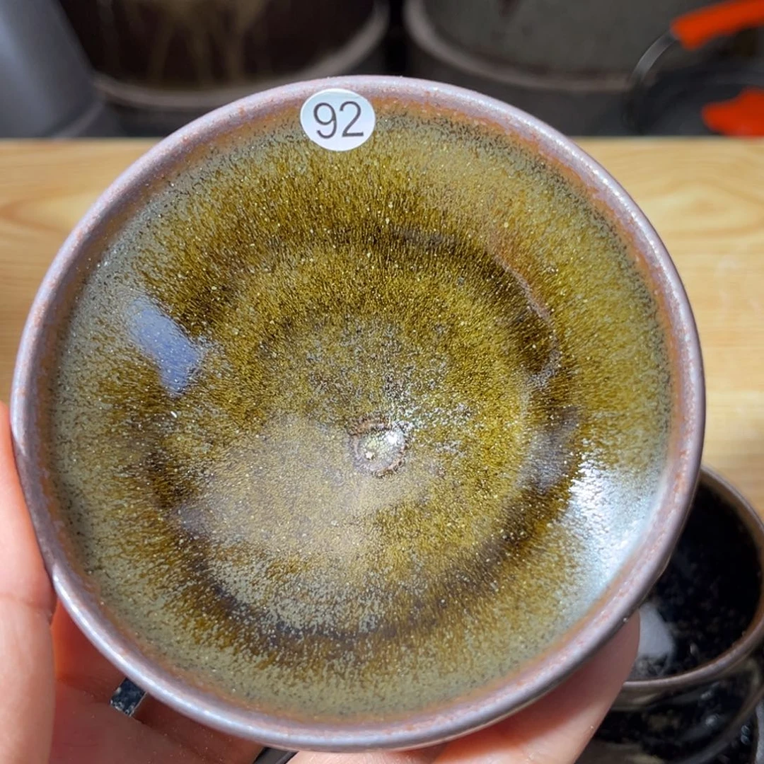 茶盏义兴龙窑坚持真柴烧微瑕