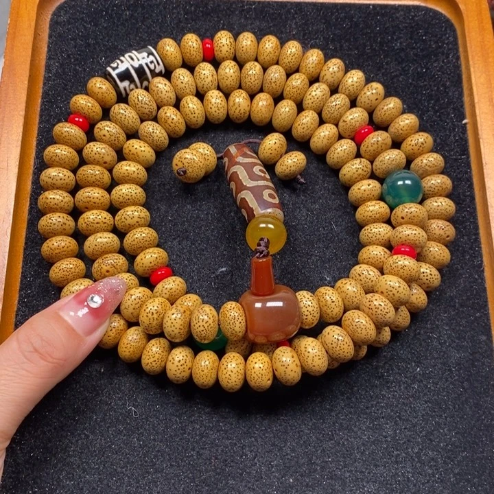 星月菩提吊坠黄金籽12.6