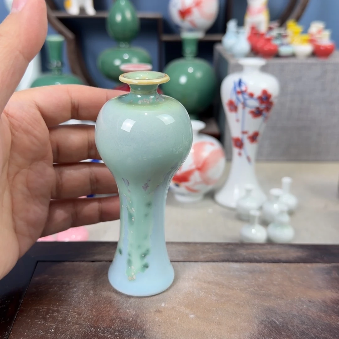 陶瓷手工小花器摆件
