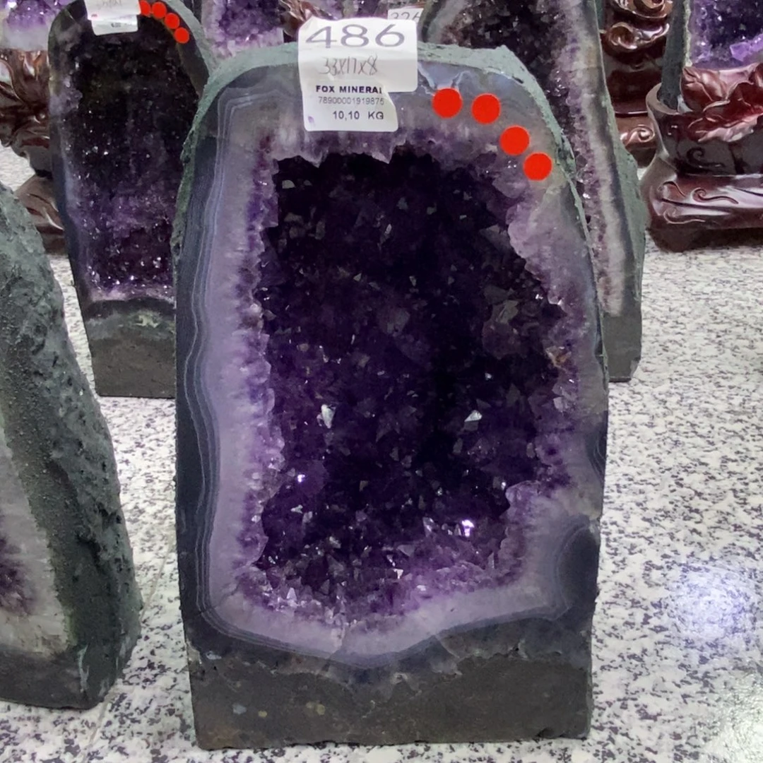 珠宝半成品紫晶未镶嵌486