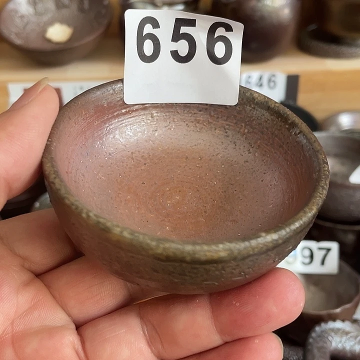 茶杯紫泥柴烧纯手工656