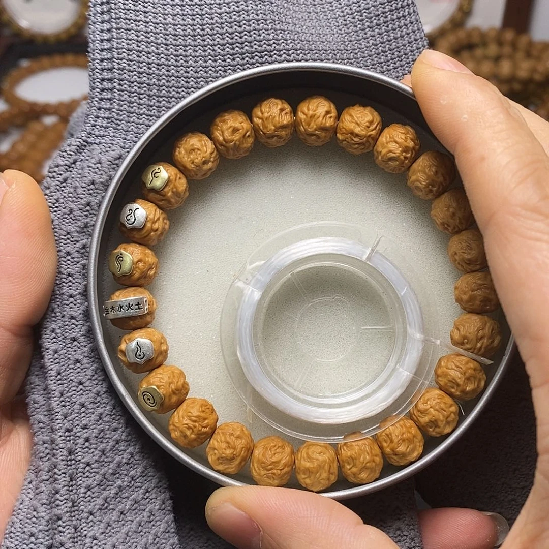 猴头核桃吊坠全品10左右五行龙珠66号