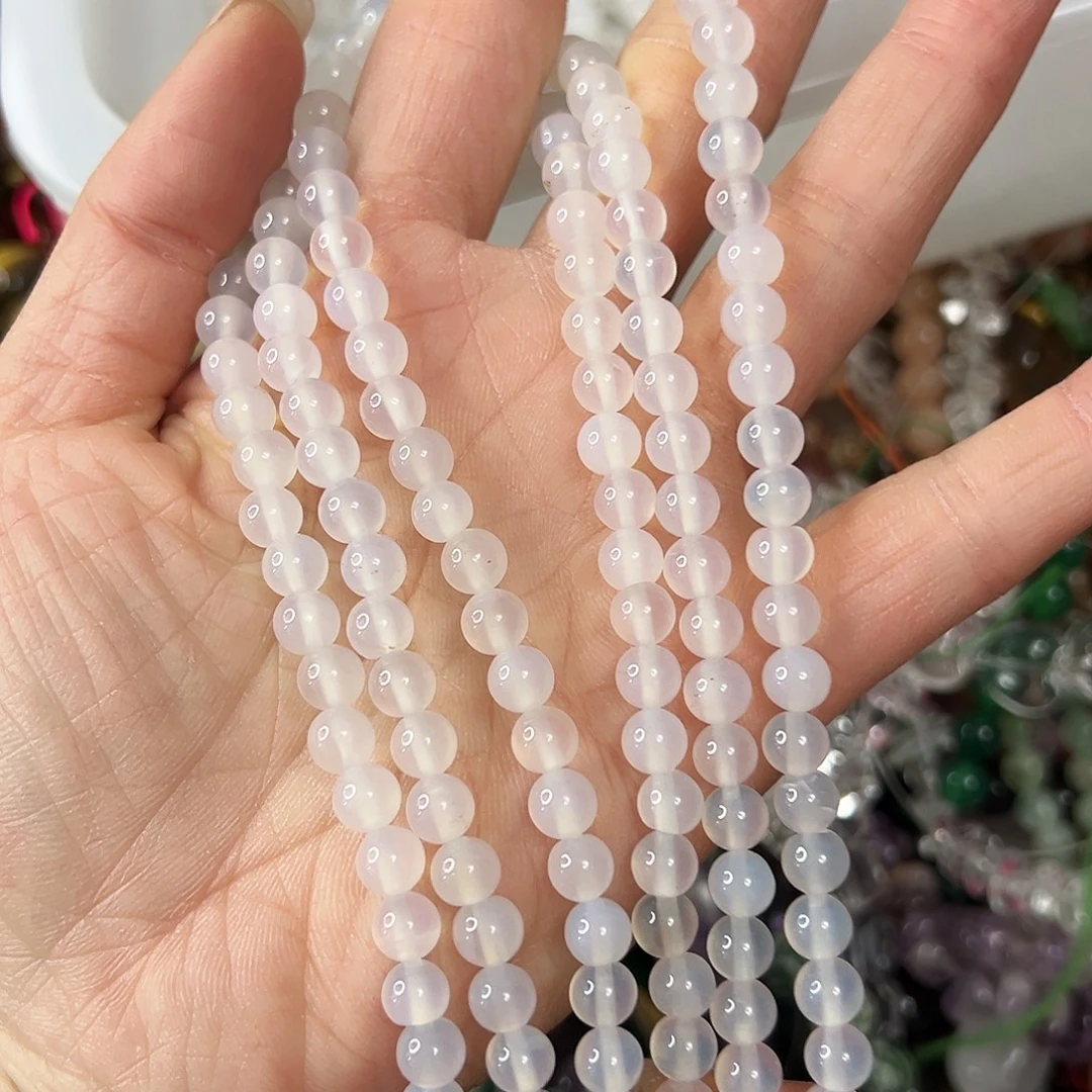 玛瑙/玉髓未镶嵌珠宝半成品，A级卡6荔枝冻玛瑙一条