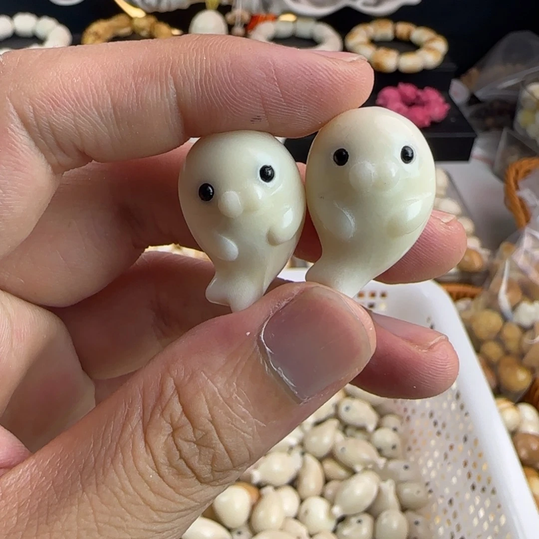菩提根/象牙果吊坠微瑕疵海豹2颗