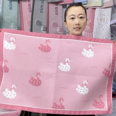 棉特价粉色天鹅纯棉