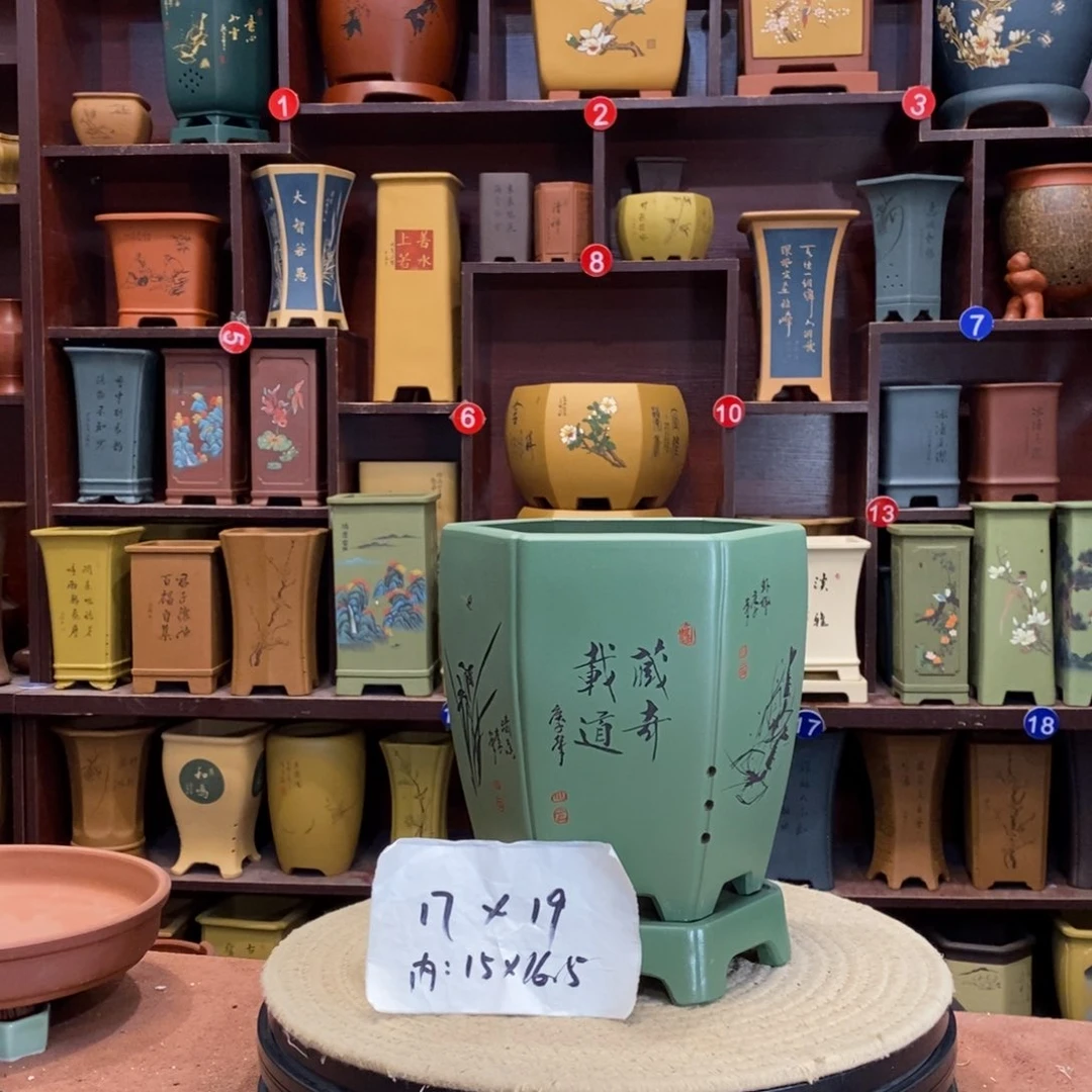 紫砂花盆紫砂艺术