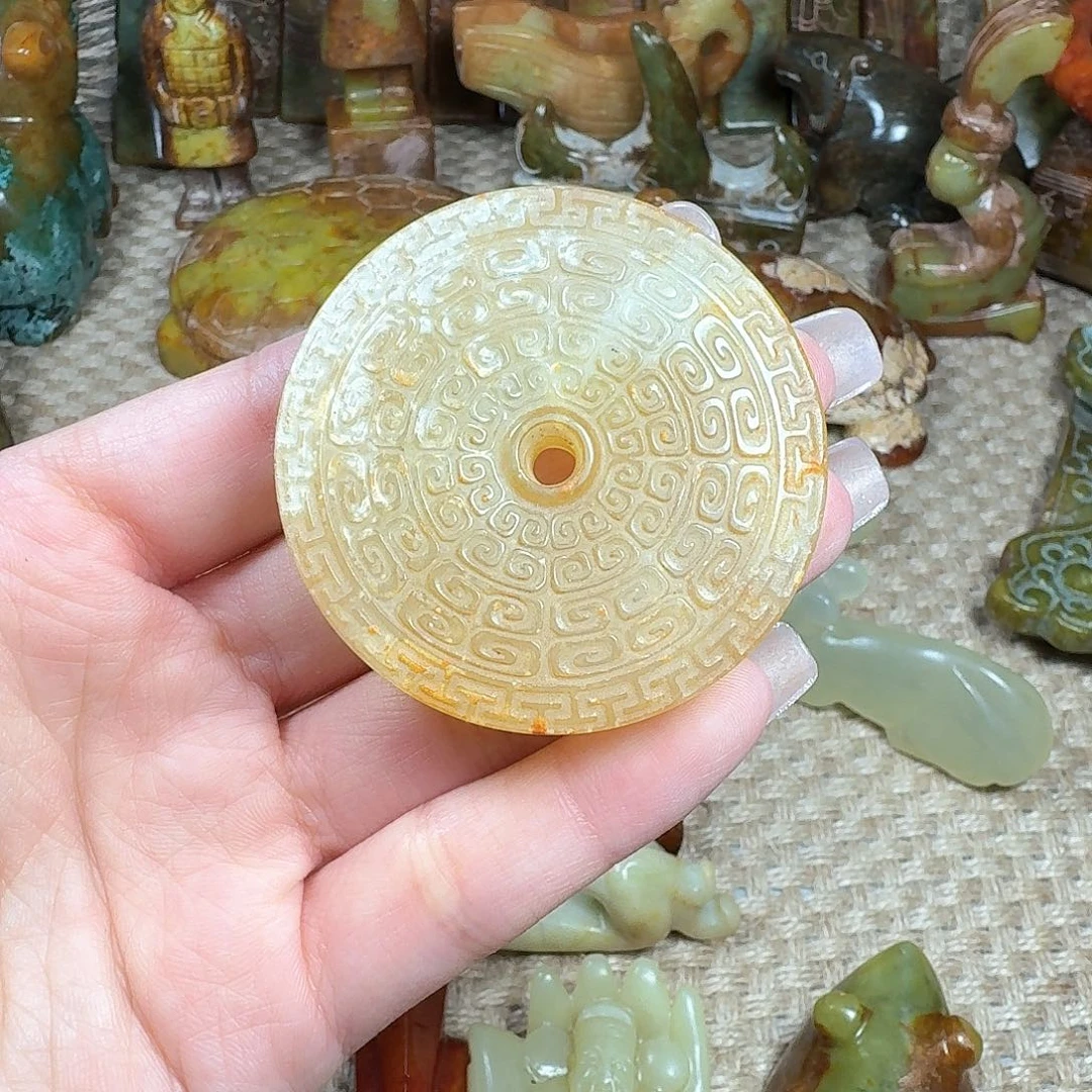 白玉菩提吊坠挂件