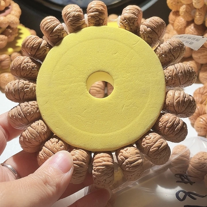 顺***意桃核吊坠桃核手串夹板78