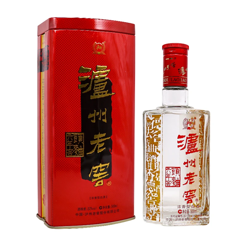 泸州老窖六年窖头曲 浓香型白酒   2016年52度500mL*1瓶