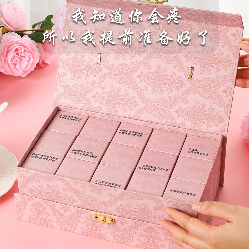 手工红糖爱心红糖姜茶姜糖大姨妈礼盒装送女友老师闺蜜生日礼物