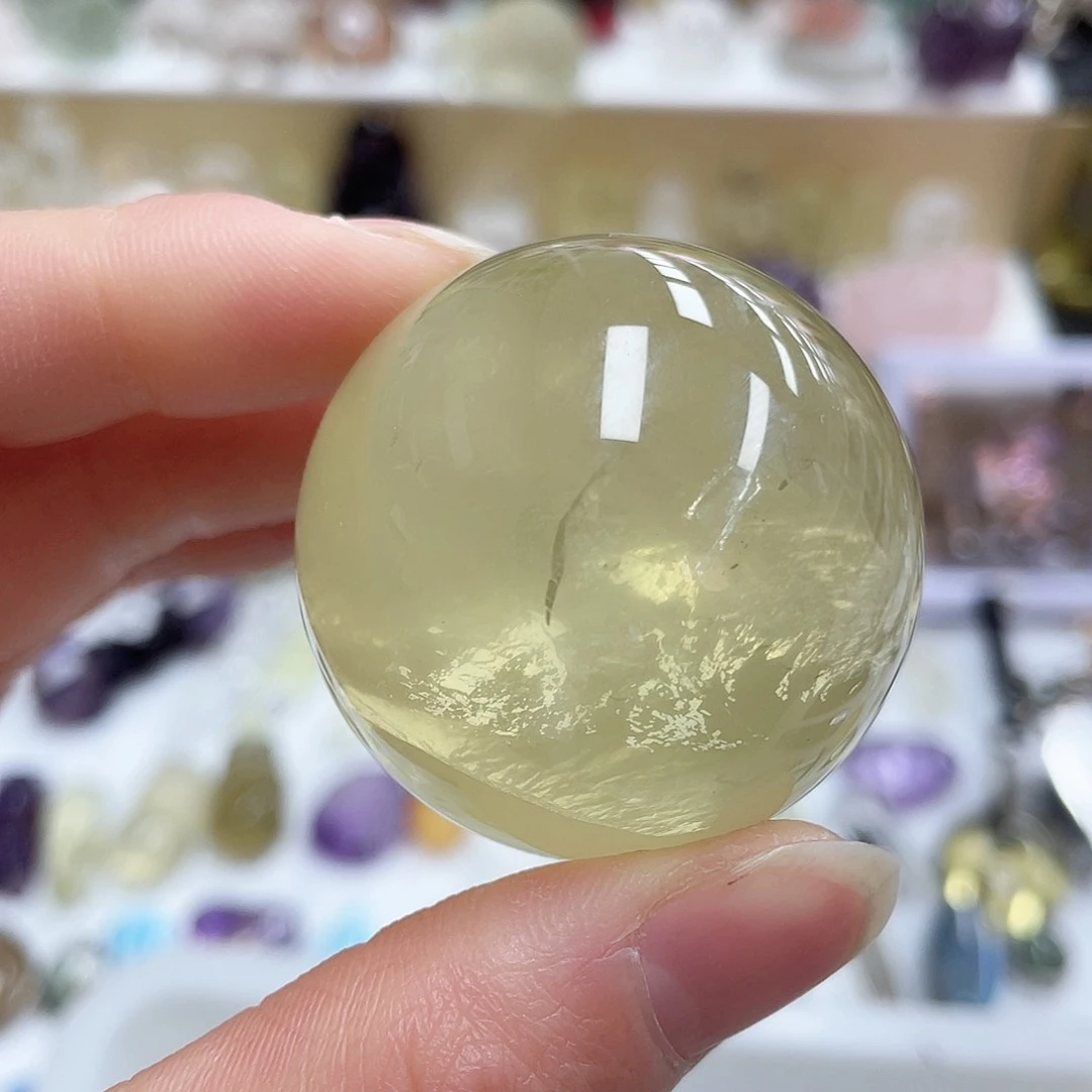 黄晶珠宝半成品未镶嵌3161