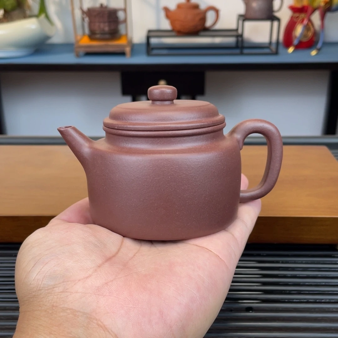 茶壶紫砂紫泥德钟200cc