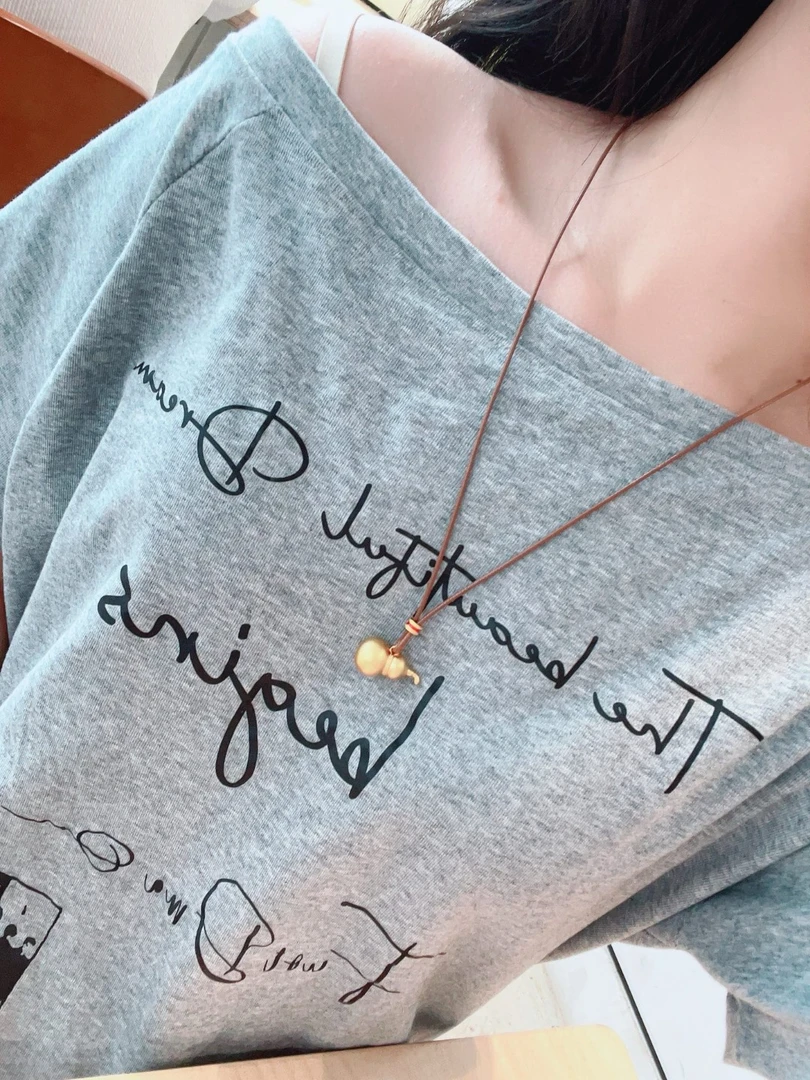 吊坠足银 足银999.9金色葫芦吊坠毛衣链镀金