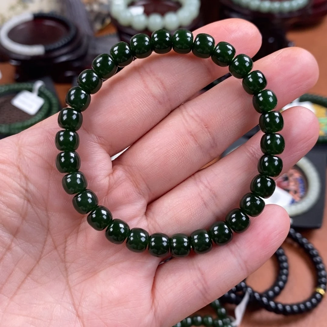 未镶嵌手链和田玉秋*