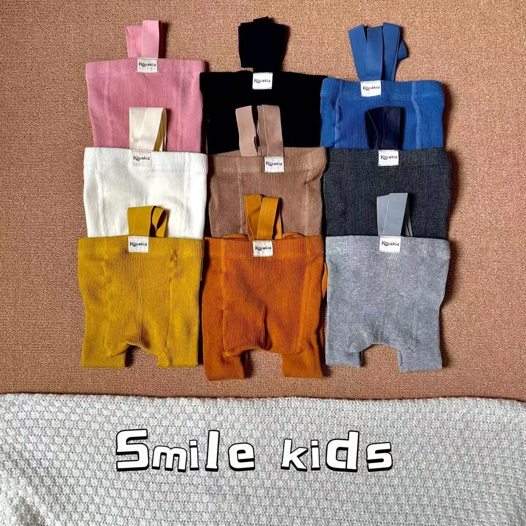 【Smile kids】针织背带举重裤 宝宝ins风