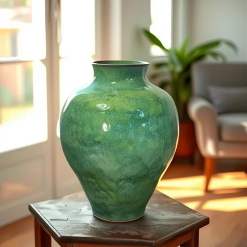 景德镇陶瓷花瓶家居客厅摆件绿植水培花瓶玄关插室民宿装饰品