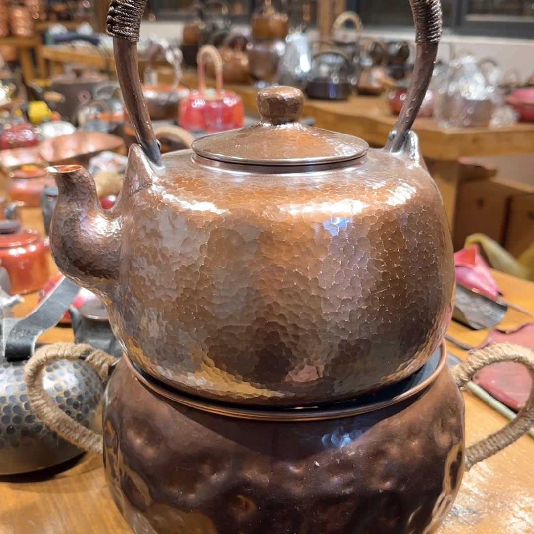 小*复古烤色口耳一体壶2升