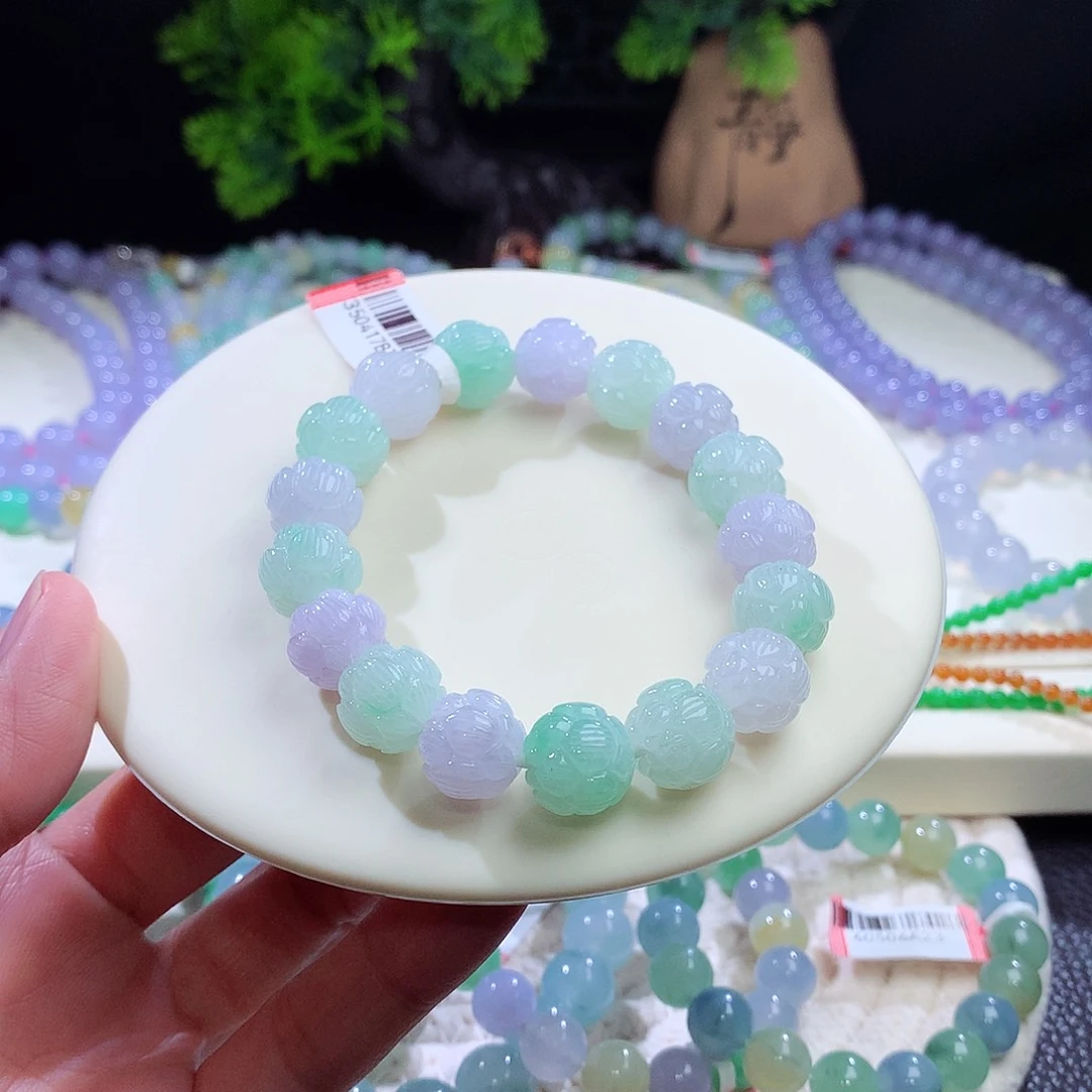未镶嵌手串翡翠卡12mm左右