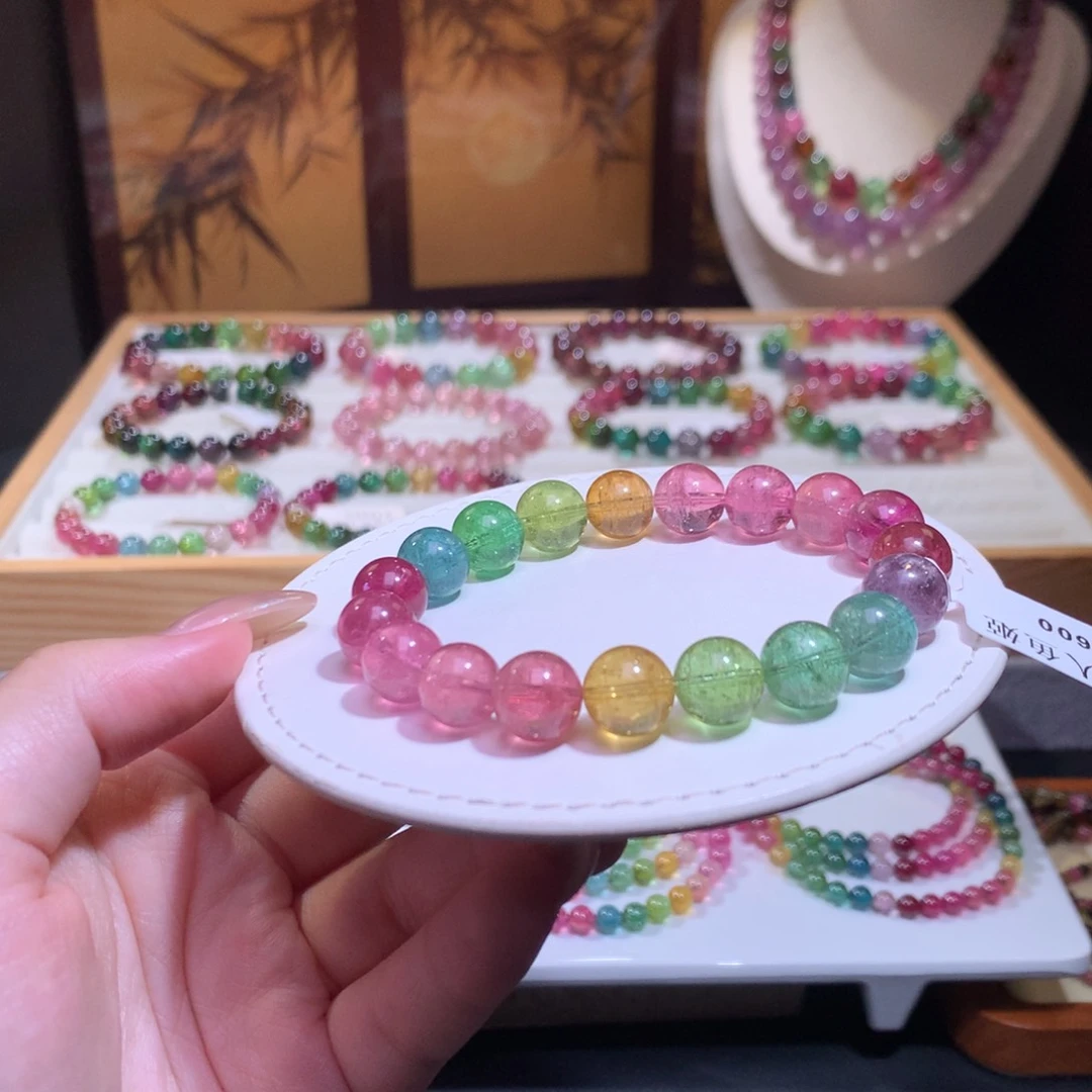 未镶嵌手链碧玺碧玺