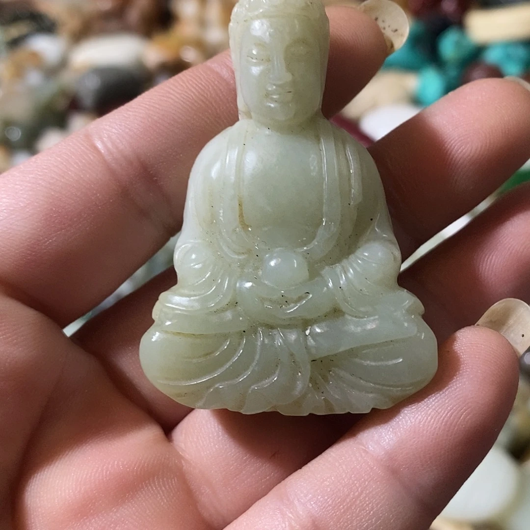 和田玉（糖玉）未镶嵌挂件