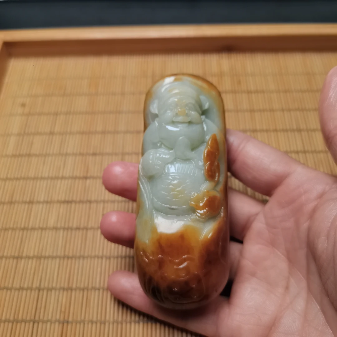 新疆和田玉财神爷215克