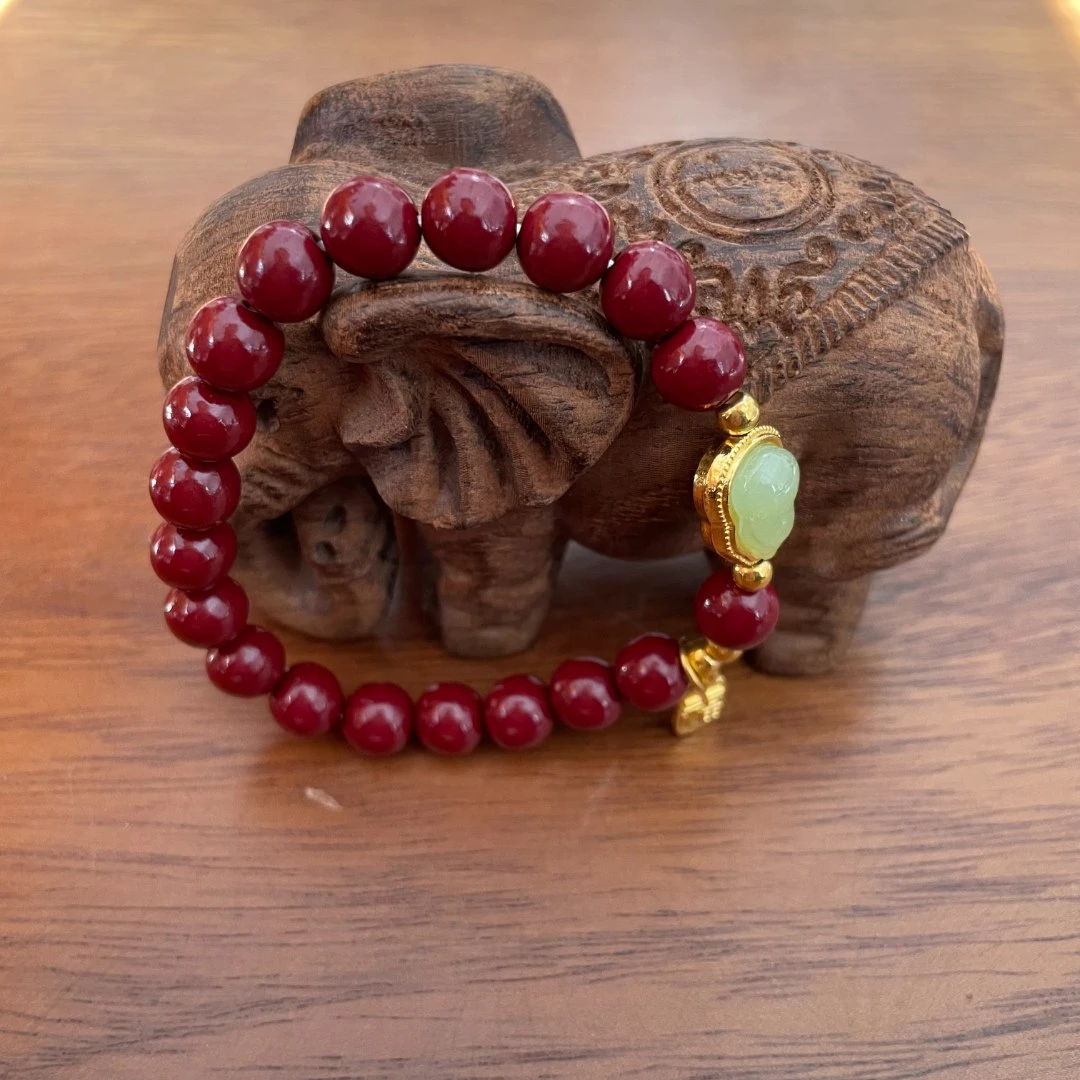 含辰砂工艺品【太禾精品】单圈女款ZS时尚手串CK089