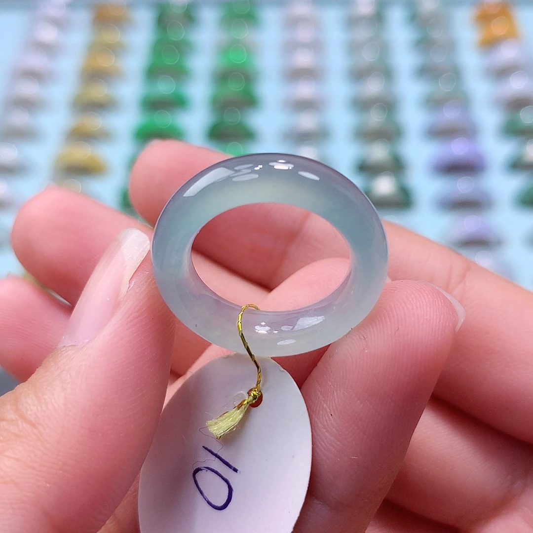 未镶嵌戒指翡翠10圈