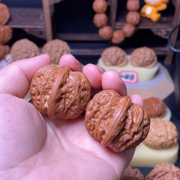 可***命文玩核桃吊坠元宝39