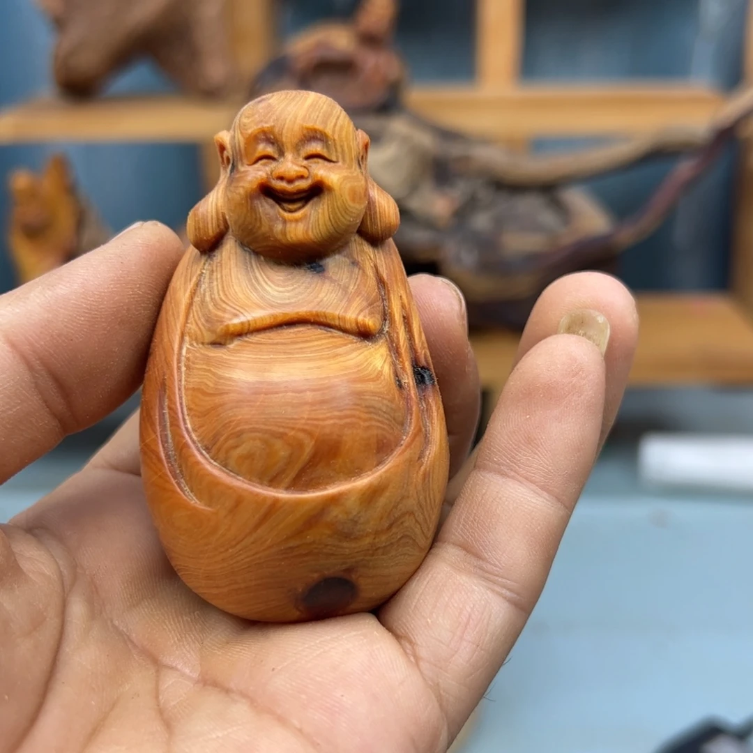 ****目木崖柏木摆件手把件