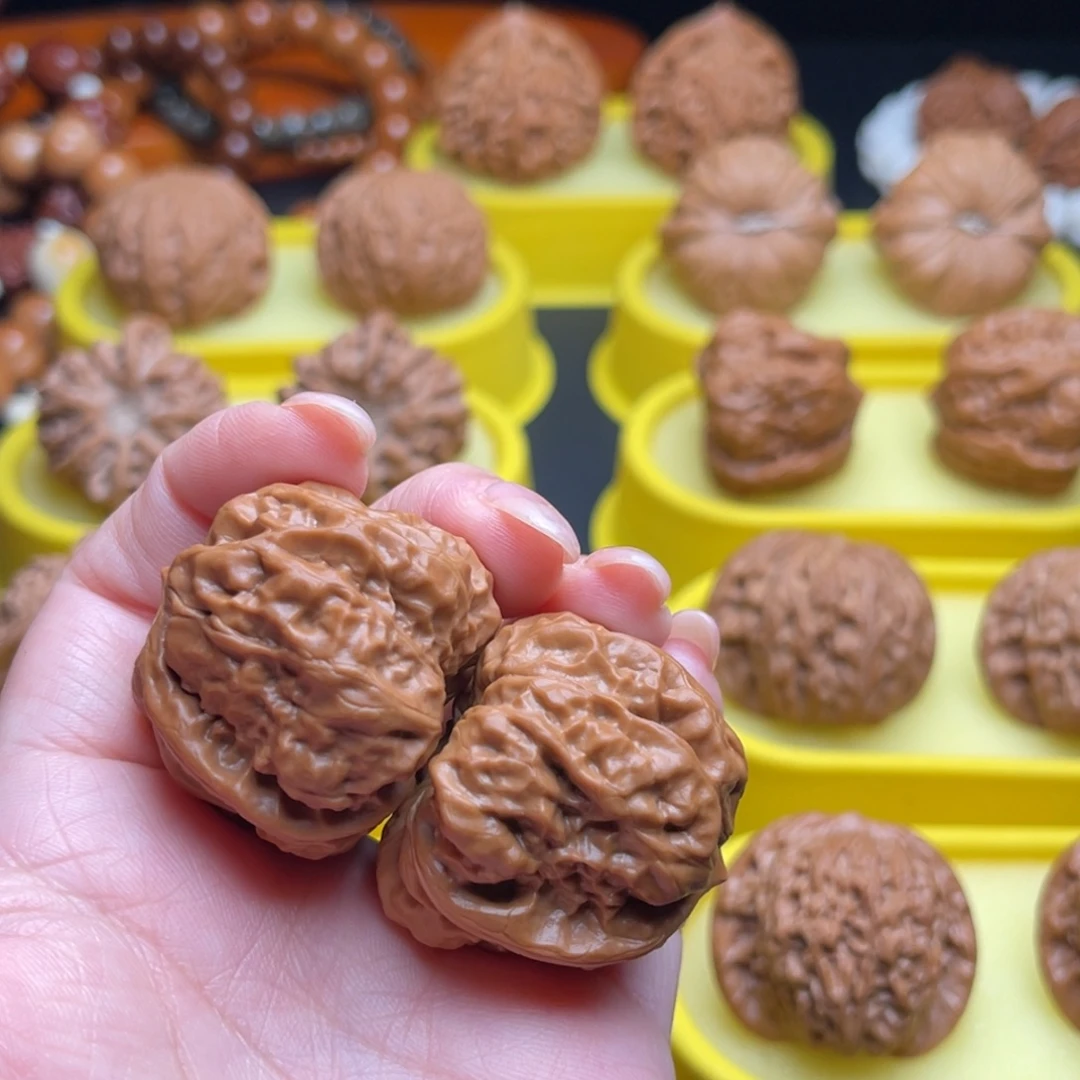 文玩核桃把件35蛤蟆头