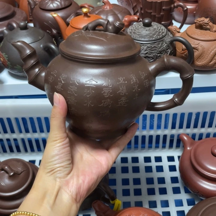 茶壶紫砂宜兴紫砂壶1100cc
